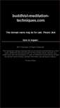 Mobile Screenshot of buddhist-meditation-techniques.com