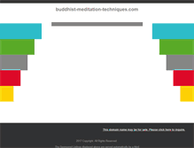 Tablet Screenshot of buddhist-meditation-techniques.com